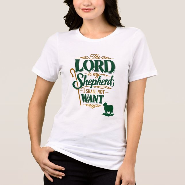 Emerald Crossing VBS Psalm 23 Volunteer Shirt (Frente)