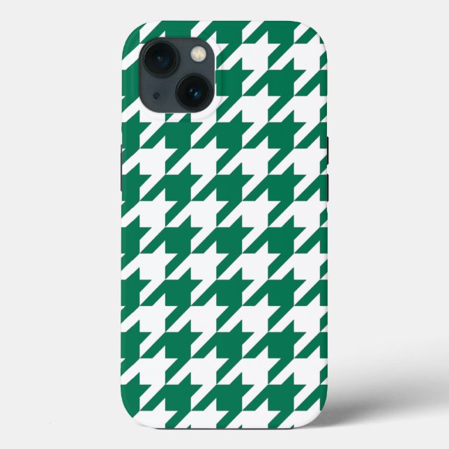 Emerald Elegant Houndstooth (Verso)