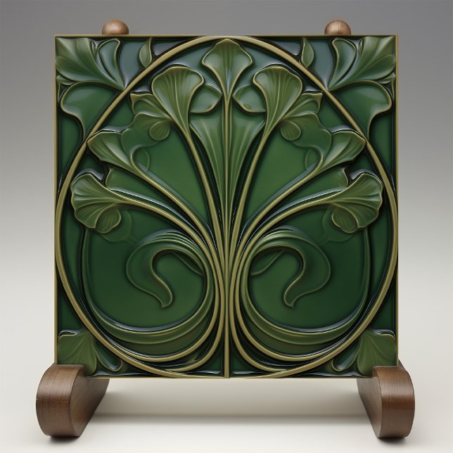 Emerald Flourish: Art Nouveau Inspirado (Criador carregado)
