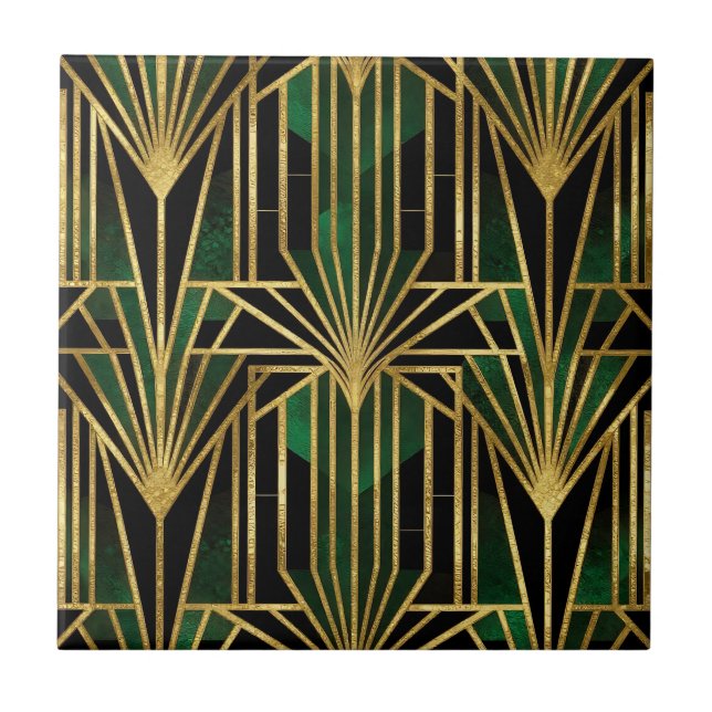 Emerald Gold Art Deco Glamour (Frente)