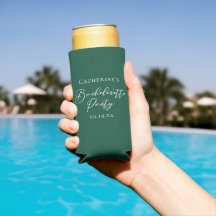 Emerald Green Bachelorette Party Personalized