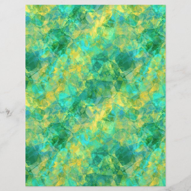 Emerald Green Crumpled Texture (Frente)