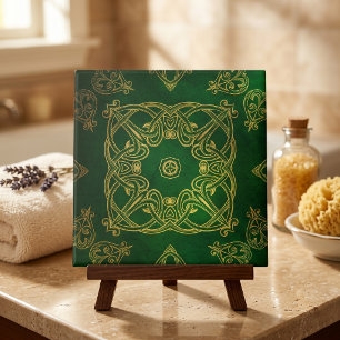 Emerald Green E Damasco Amarelo - Ornamentos Celul