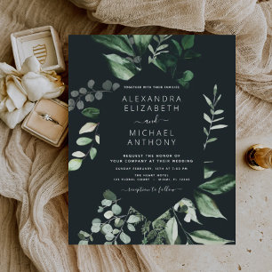 Emerald Green Eucalyptus Greenery Casamento