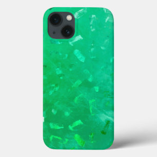 Emerald & Green Faux Textura Glitter