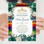 Emerald Green Mexicano Charra Mis Quince Convite<br><div class="desc">Emerald Green Mexicano Charra Mis Quince Convite Mis Quince Anos,  15 Birthday</div>