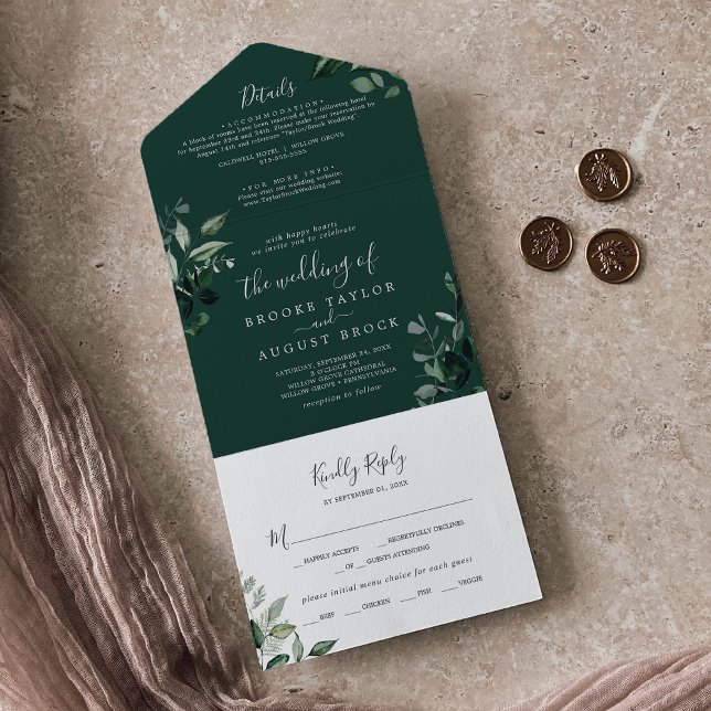 Emerald Greenery | Green Details Wedding (Criador carregado)