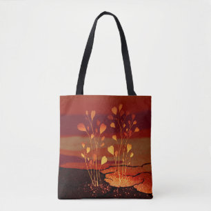 Emergente de baixo - Saco de Tote Solarpunk