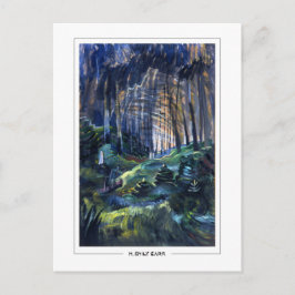 Emily Carr #11 - Cartão postal de belas artes