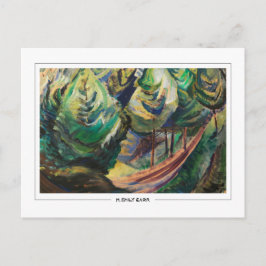 Emily Carr #6 - Cartão postal de belas artes