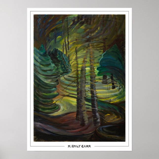 Emily Carr Zedign Art Poster nº 184 (Frente)