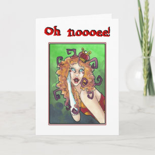 Emily Holiday Humor Saudação Cartões Rainha