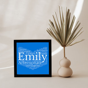 Emily Name Cloud Customizable Poster