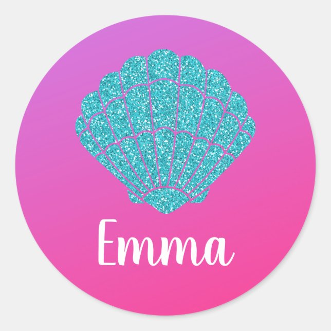 Emma Etiqueta de nome Labels — Sereia do Livro Esc (Frente)