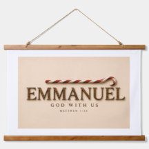EMMANUEL | Mateus 1:23 Natal | Creme Quente