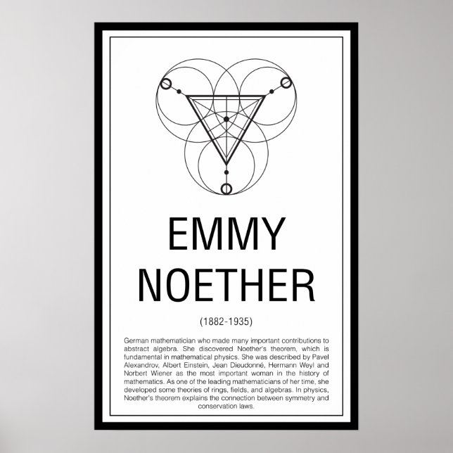 Emmy Noéter Poster (Frente)