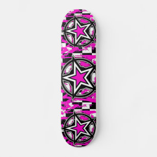 Emo cor-de-rosa Stars o skate por Bradley Boness