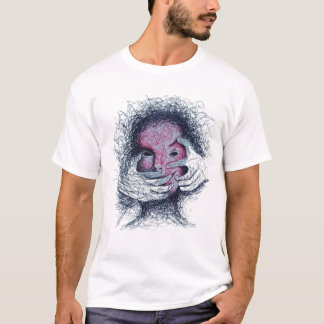 Emoções aprisionadas - Camiseta Surreal de Arte Ab