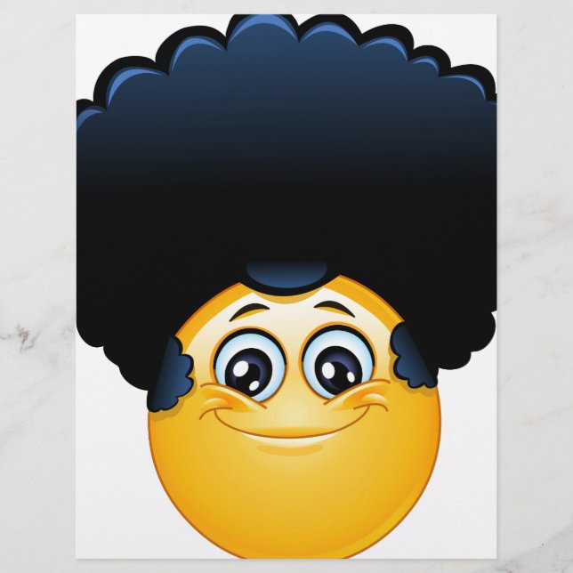 emoji afro (Frente)