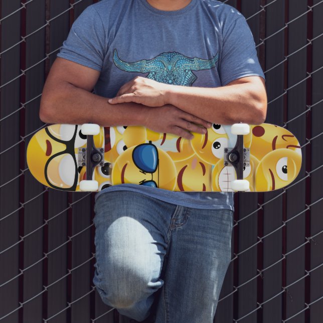 Emoji Design Skateboard (Ao ar livre 3)