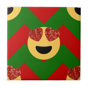 emoji do coração de natal