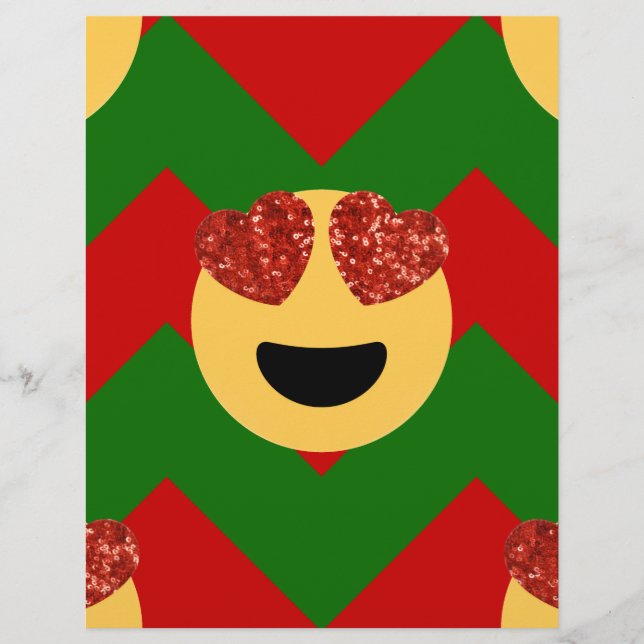 emoji do coração de natal (Frente)