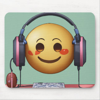 Emoji Lofi - Mousepad Estético - Cuja Mesa É Fácil