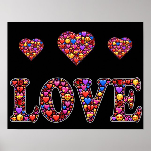 Emoji love poster (Frente)