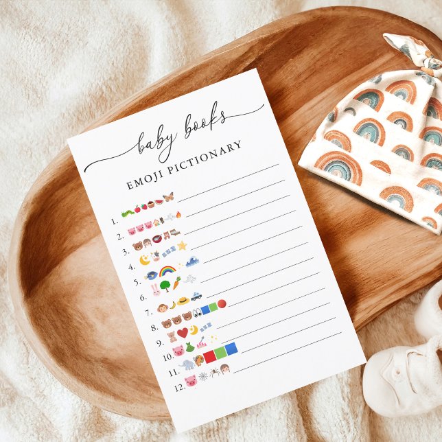 Emoji Pictionary Game do livro minimalista (Criador carregado)