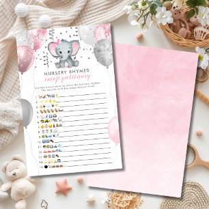 Emoji Pictionary Girl Elephing Game