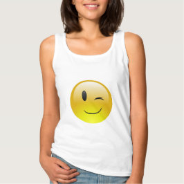 Emoji piscar os olhos Tank Top