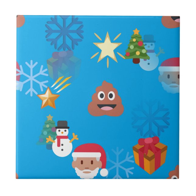emoji poop christmas (Frente)
