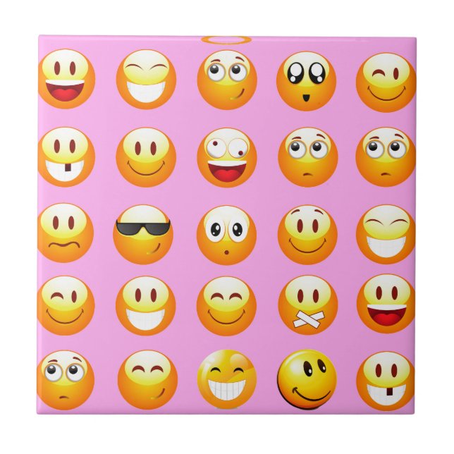 emoji rosa pastel (Frente)