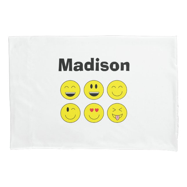 Emojis Pillowcase Personalizado (Frente)