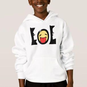 Emoticon do ★㋡ټ (LOL) - ㋡★ encapuçado de