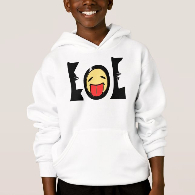 Emoticon do ★㋡ټ (LOL) - ㋡★ encapuçado de (Frente)