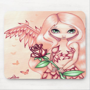 "Empalideça" Mousepad cor-de-rosa