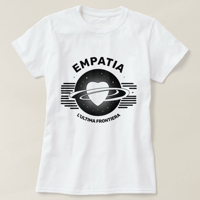 Empatia, camiseta l'ultima frontiera (Frente do Design)