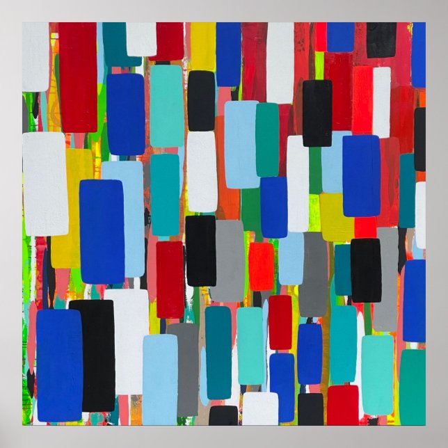 Emperramento de tráfego 24 x 24 Poster (Frente)