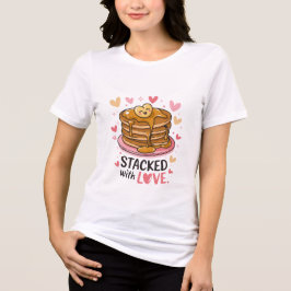 Empilhado com amor - Namorados de Pancake Adorável