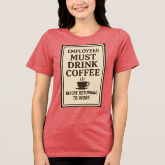 Employees Must Drink Coffee Hoodie