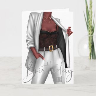 Empoderamento de Mulheres Negras Cartão de Anivers