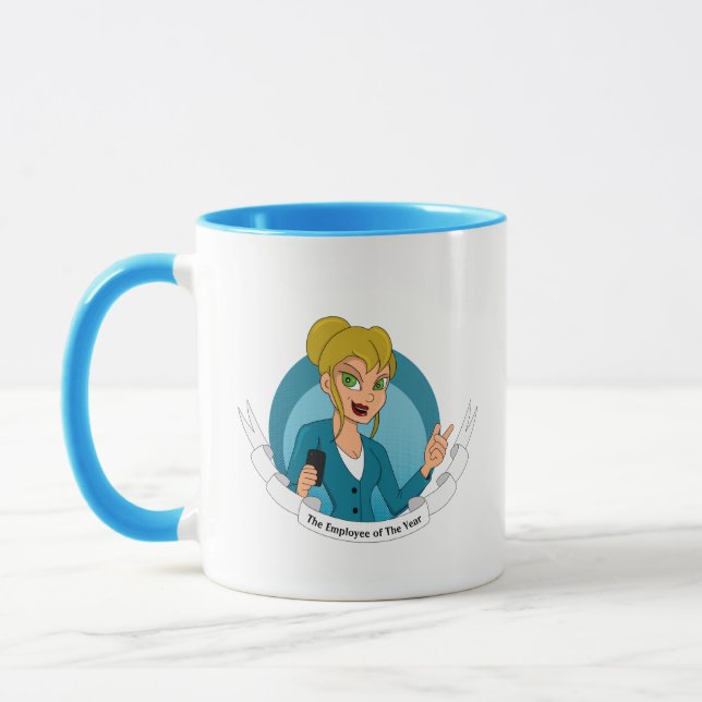 Empregado personalizado da caneca do ano (Esquerda)
