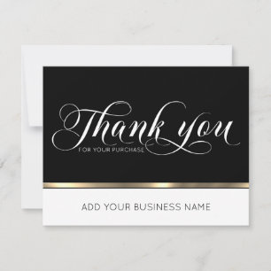 Empresa comercial Obrigado Preto Dourado Adicion