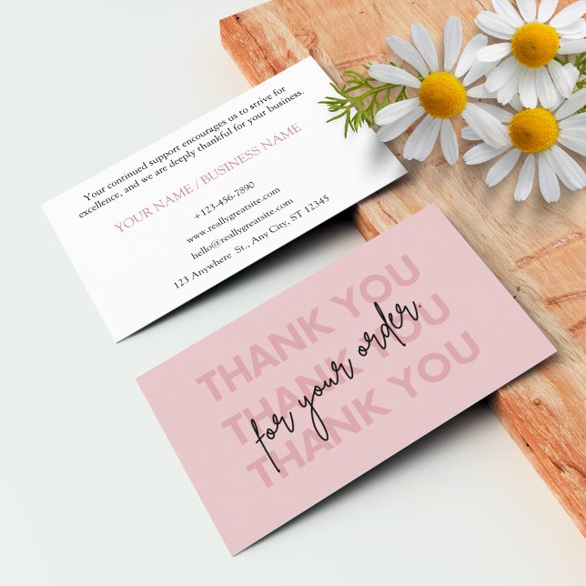 Empresa de Cartões de agradecimentos Personalizada (Personalized Thank You Card Business)