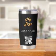 Empresa de logotipo branco preto