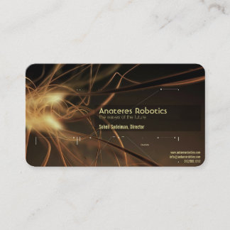 empresa de robótica cartão de visita