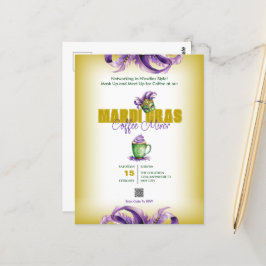 Empresa Mixer Mardi Gras Convite para Código QR