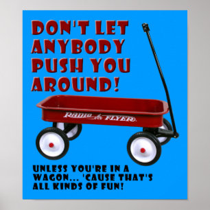 Empurrando Poster do vagão