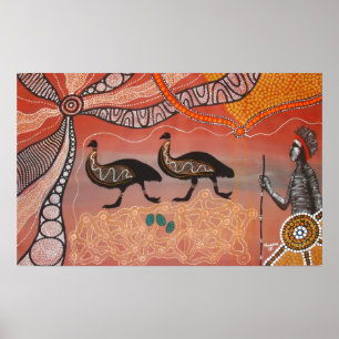 EMU DREAMING POSTER